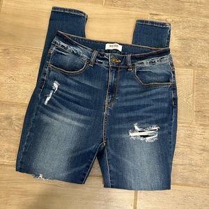 Women’s high waisted jeans